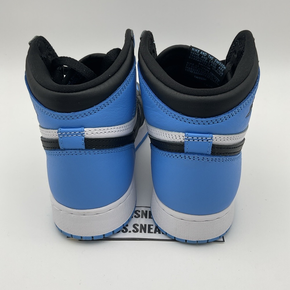 Size 5.5Y (GS) -‎ Jordan 1 High Retro OG UNC Toe (FD1437-400) - Picture 6 of 10